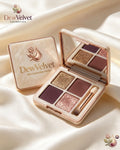 DewVelvet Marble Satin 4-Pan Eyeshadow Palette